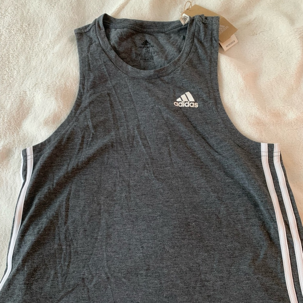 NWT Adidas Aeroready Tank gray size small